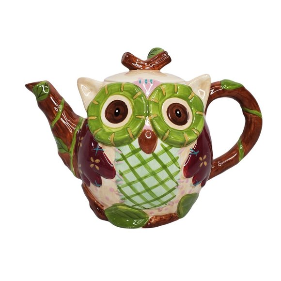Pier 1 Dining Pier One Imports Ceramic Olli Owl Tea Pot Whimsical